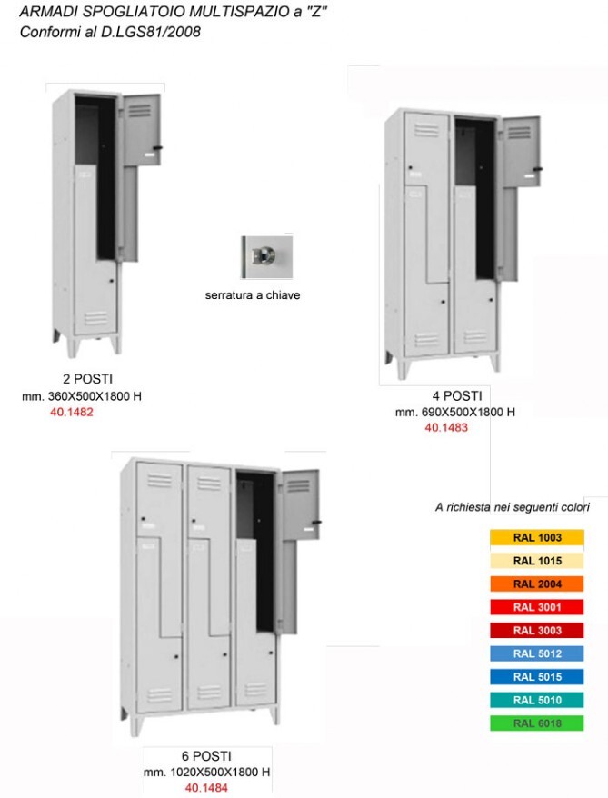 Armadi Spogliatoio Multispazio